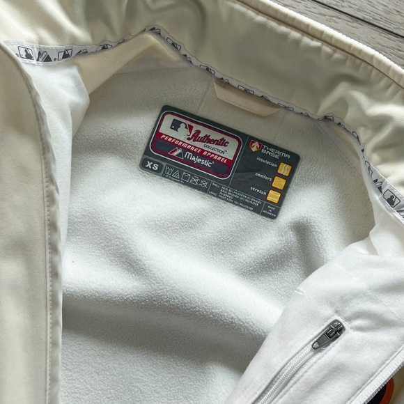 True Vintage Y2K San Francisco Giants MLB Softshell Majestic Jacket - Picture 5 of 10